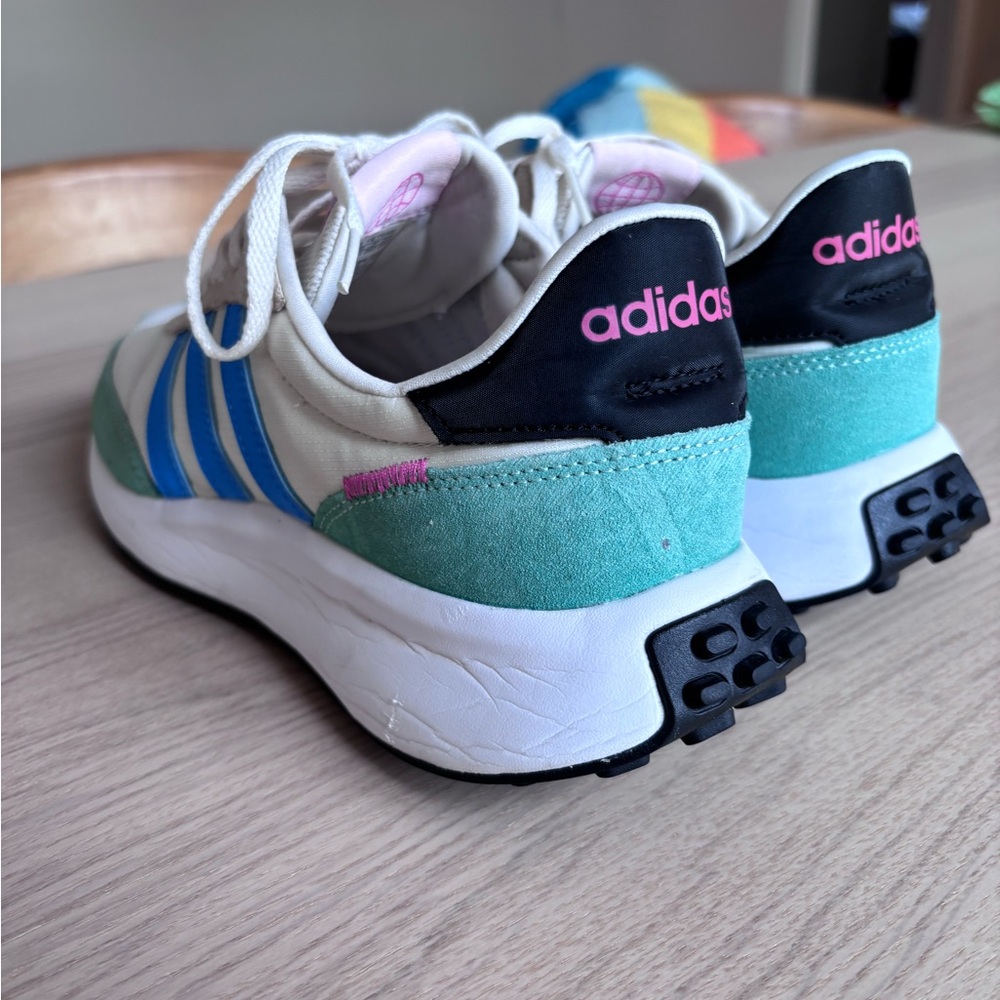 Adidas retro 70s Blue and Green Sneakers